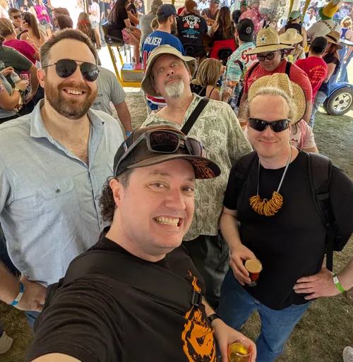 Joe, Tierney, James & I @ the Pedalhause Tent