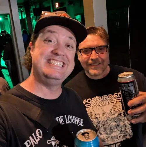 Eric and I at the Rosetta Room