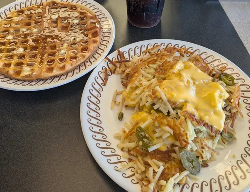 Doubled order of hashbrowns!