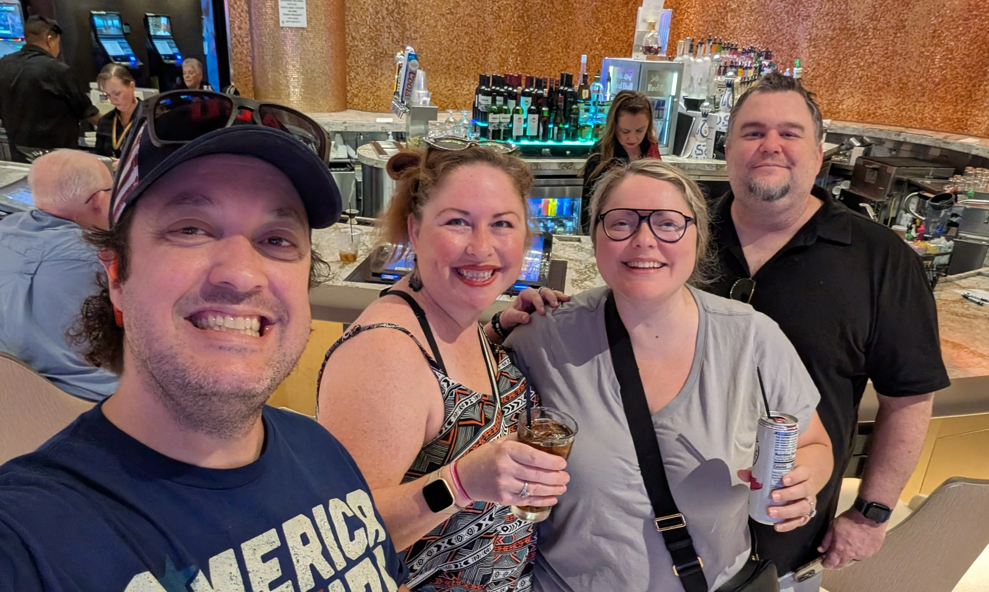 Levi, Anna, Gina, & Matt @ the Casino