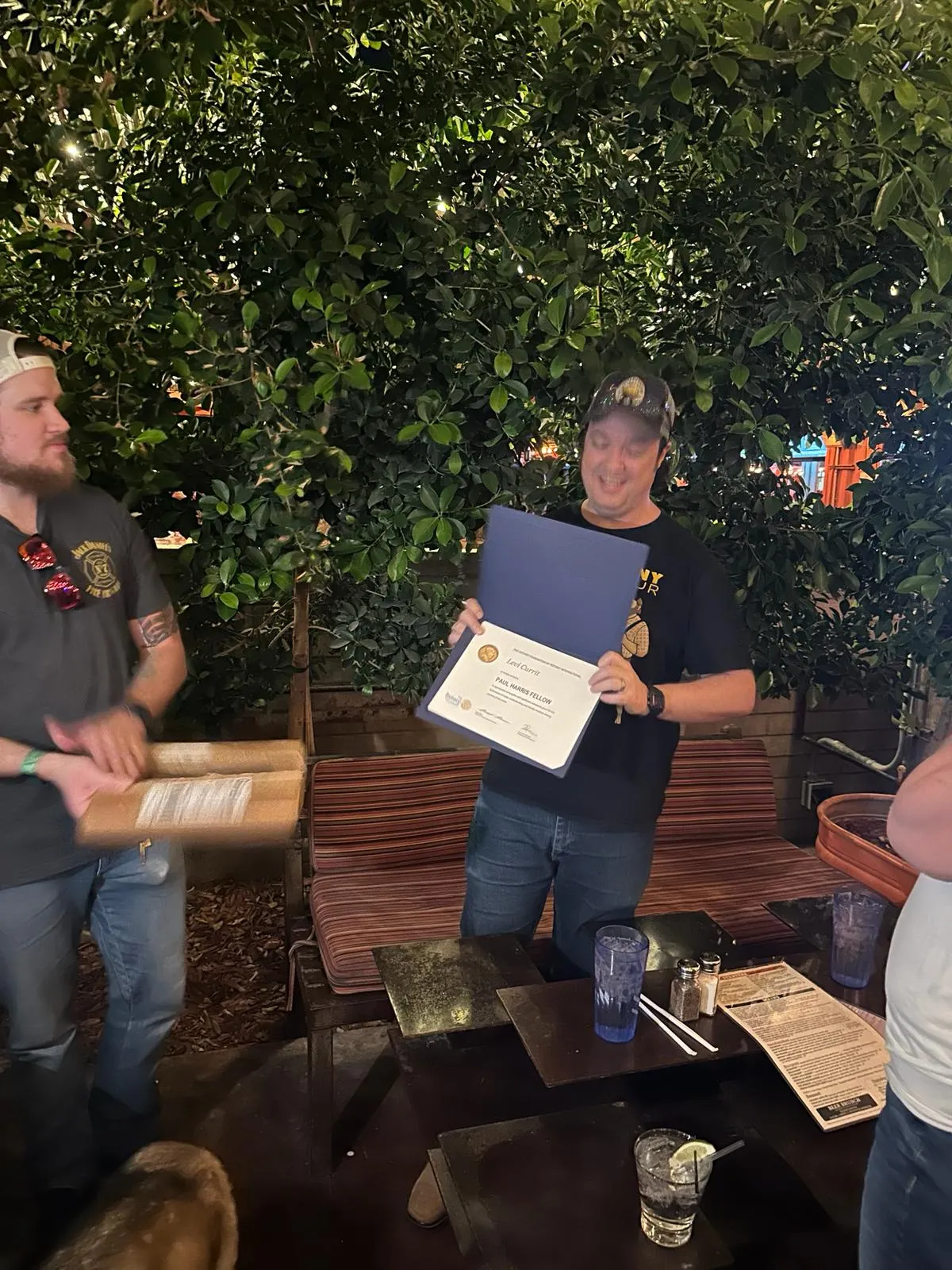 Connor & Levi @ OHSO - Receiving Certificate