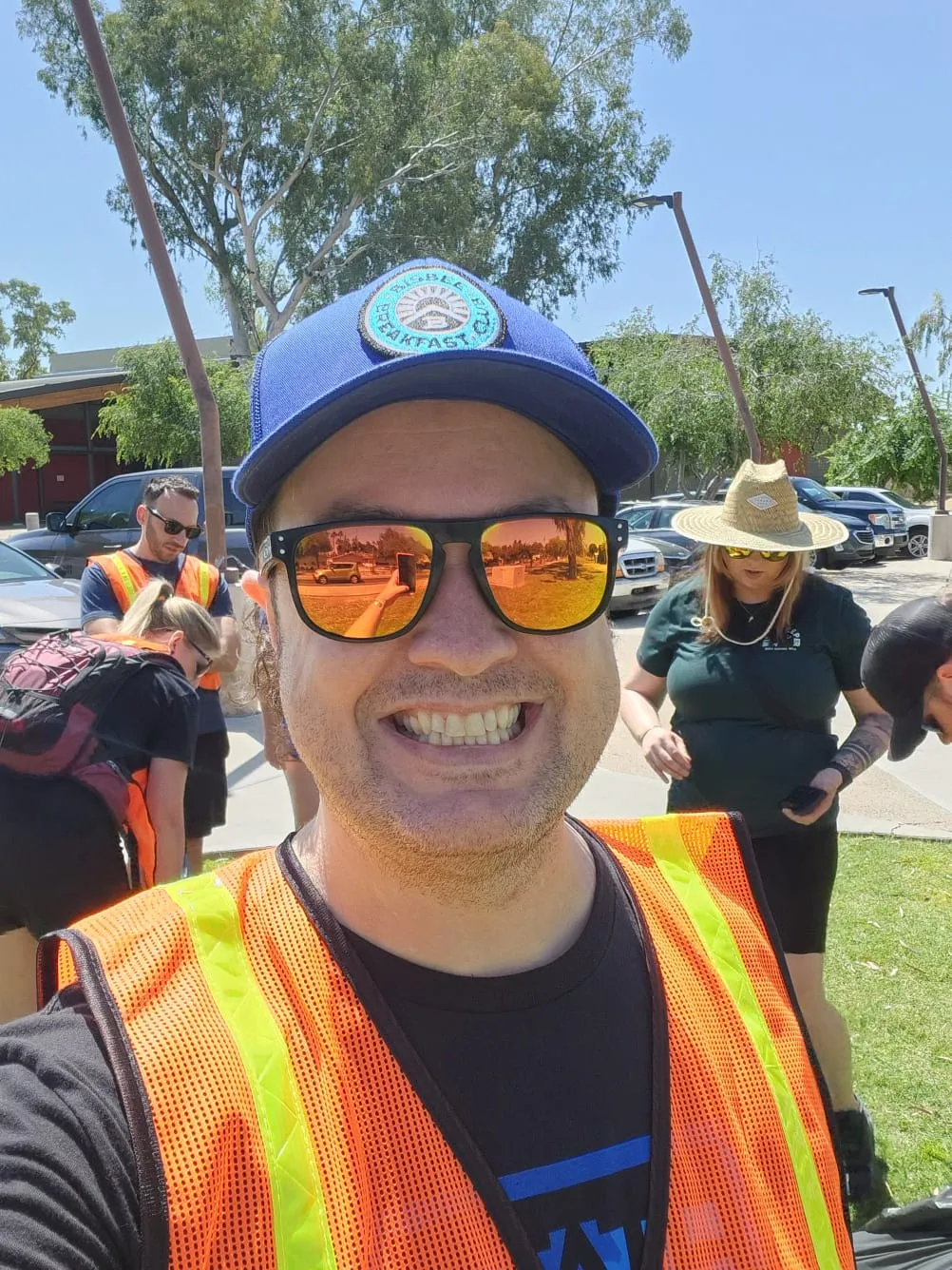 Trash Pickup Selfie